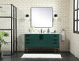 60 Inch Single Bathroom Vanity In Green "VF48860MGN"
