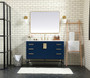 48 Inch Single Bathroom Vanity In Blue "VF488W48MBL"