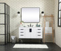 48 Inch Single Bathroom Vanity In White With Backsplash "VF488W48MWH-BS"