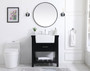 30 Inch Single Bathroom Vanity In Black "VF60130BK"