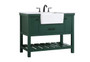 42 Inch Single Bathroom Vanity In Green "VF60142GN"