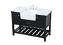 48 Inch Single Bathroom Vanity In Black "VF60148BK"