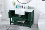 48 Inch Single Bathroom Vanity In Green With Backsplash "VF60148GN-BS"