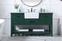 60 Inch Single Bathroom Vanity In Green "VF60160GN"