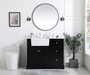 42 Inch Single Bathroom Vanity In Black "VF60242BK"