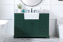 48 Inch Single Bathroom Vanity In Green With Backsplash "VF60248GN-BS"