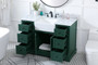 48 Inch Single Bathroom Vanity In Green With Backsplash "VF60248GN-BS"