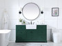 60 Inch Single Bathroom Vanity In Green "VF60260GN"