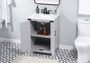 24 Inch Single Bathroom Vanity In Grey "VF90224GR"