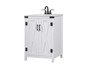 24 Inch Single Bathroom Vanity In White "VF90224WH"