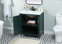 30 Inch Single Bathroom Vanity In Green "VF90230MGN"