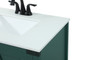 30 Inch Single Bathroom Vanity In Green "VF90230MGN"