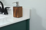 30 Inch Single Bathroom Vanity In Green With Backsplash "VF90230MGN-BS"