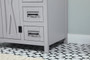 32 Inch Single Bathroom Vanity In Grey With Backsplash "VF90232GR-BS"