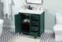 32 Inch Single Bathroom Vanity In Green "VF90232MGN"