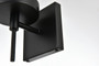 Benny 1 Light Black And Clear Bath Sconce "LD7319W5BLK"