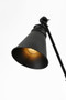 Van 1 Light Black Swing Arm Plug In Wall Sconce "LD7328W6BLK"