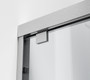 Semi-Frameless Shower Door 48 X 76 Brushed Nickel "SD303-4876BNK"