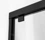 Semi-Frameless Shower Door 60 X 76 Matte Black "SD303-6076MBK"