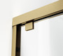 Semi-Frameless Shower Door 60 X 76 Brushed Gold "SD303-6076BGD"