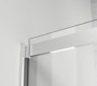 Frameless Shower Door 48 X 76 Polished Chrome "SD202-4876PCH"