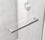 Frameless Shower Door 48 X 76 Brushed Nickel "SD202-4876BNK"