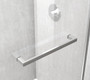 Frameless Shower Door 60 X 76 Brushed Nickel "SD202-6076BNK"