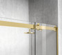 Frameless Shower Door 60 X 76 Brushed Gold "SD202-6076BGD"