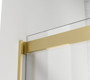 Frameless Shower Door 60 X 76 Brushed Gold "SD202-6076BGD"