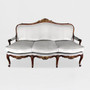 Louis Xv Canapes Sofa With Cushion "33741EM/NF11-141"