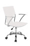 "VGCBT8189-Wht" VIG Emery Mid-Century Adjustable Office Chair
