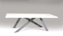 "VGVCT1108-22-GRY" VIG Vanguard Modern Small White And Grey Dining Table