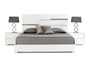 "VGACANCONA-BED-WHT-EK" VIG Eastern King Modrest Ancona Italian Modern White Bed