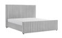 "VGJYJY-653-XGRY-BED-EK" VIG Eastern King Modrest Beverly - Modern Grey Velvet Bed