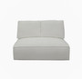 "VGSX-F22053-RAF-WHT" VIG Divani Casa Lulu - Modern White Fabric Modular Sectional Sofa With Right Facing Chaise