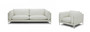 "VGKKKF2627-L2927-SET" VIG Divani Casa Harvest - Modern White Full Leather Sofa Set