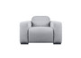 "VGMB-R211-P1-CHR-M31" VIG Divani Casa Bode - Modern Grey Fabric Recliner Chair
