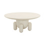 "VGOD-LZ-327-WHT" VIG Modrest Gabby - Contemporary White Round Coffee Table