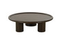 "VGOD-LZ-326C-A-BRN" VIG Modrest Strauss - Contemporary Brown Ash Round Coffee Table
