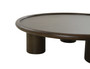 "VGOD-LZ-326C-A-BRN" VIG Modrest Strauss - Contemporary Brown Ash Round Coffee Table