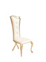 "VGZA-Y906-BGE-GLD" VIG Modrest Bonnie - Modern Beige Velvet & Champagne Gold Dining Chair (Set Of 2)
