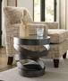 Hidden Treasures Helix Round Accent Table 090-1102 By Hammary Furniture