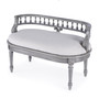 "2625418" Company Hathaway 37 In. W Upholstered Bench, Gray