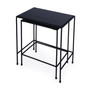 "2870437" Company Carrera Outdoor Set Of 2 Rectangular Nesting Tables, Black