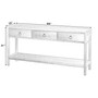 "5701304" Company Lark 65 In. W Rectangular 3 Drawer Console Table, White