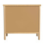 "5754473" Company Lennon 34 In. W Rectangular 3 Drawer Rounded Leg Dresser, Light Brown