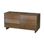 "5766188" Company Halmstad 62 In. W Rectangular 6 Drawer Wood Panel Dresser, Brown