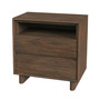 "5768188" Company Halmstad 24 In. W Rectangular 2 Drawer Wood Panel Nightstand, Brown