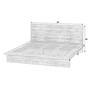 "5769188" Company Halmstad Wood Panel King Bed, Brown