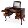 "735011" Company Charlotte Vanity Desk With Storage, Antique Cherry